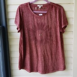 Maurice's Plus Sunflower top